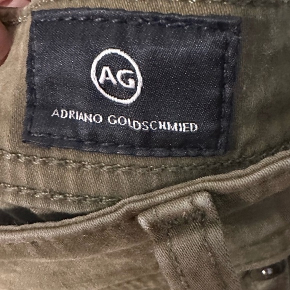 AG Adriano Goldschmied Olive Trousers - Picture 3 of 5